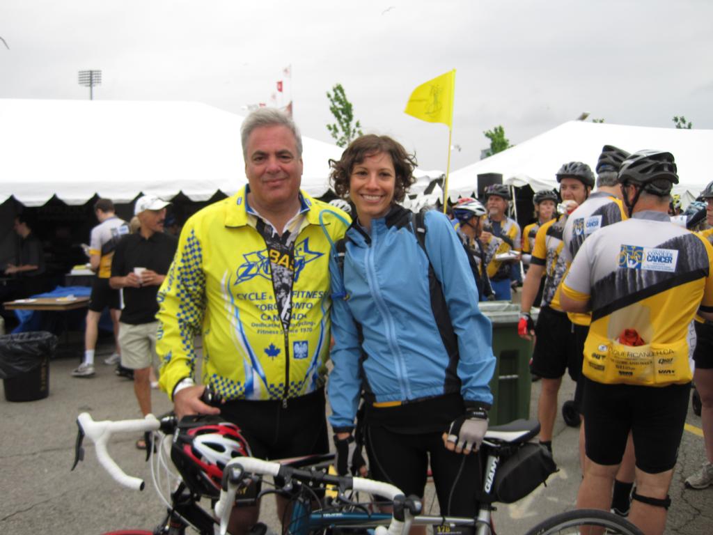 Barry Reznick with one of his daughters