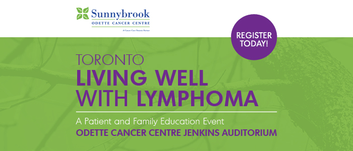Toronto Living Well With Lymphoma