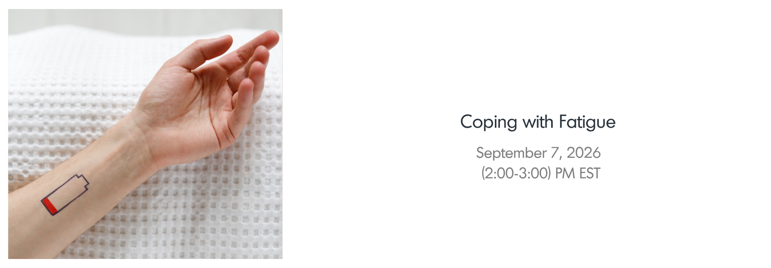 Coping with fatigue